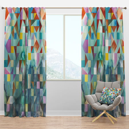 Modern Patchwork - Modern & Contemporary Curtain Panels