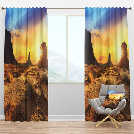 Monument Valley Landscape - Photography Curtain Panels