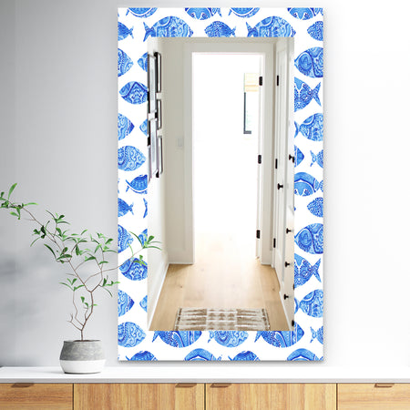 Costal Creatures 1 - Traditional Mirror - Frameless Wall Mirror