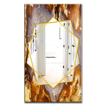 Eye Of The Storm - Modern Mirror - Frameless Contemporary Wall Mirror
