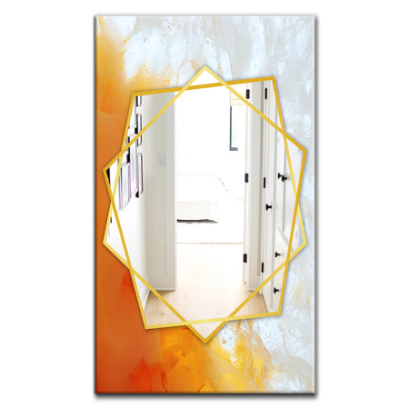True Yellow Stone - Modern Mirror - Frameless Contemporary Wall Mirror