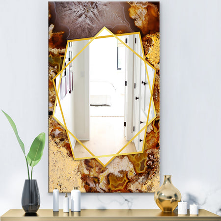 Sand Close Up - Modern Mirror - Frameless Contemporary Wall Mirror