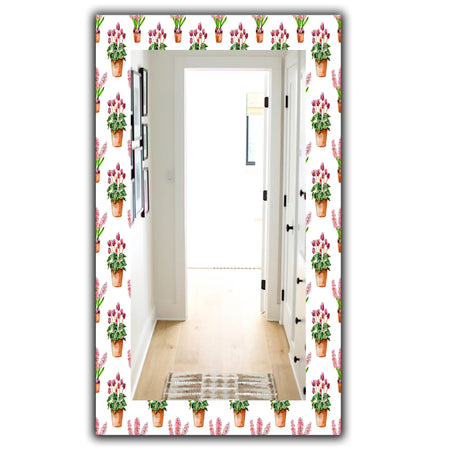 Home Flower - Traditional Mirror - Vanity Mirror
