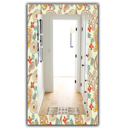 Paisley 1 - Bohemian and Eclectic Mirror - Wall Mirror
