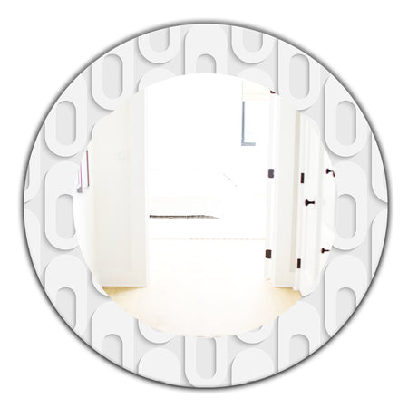 Scandinavian 3 - Mid-Century Mirror - Oval or Round Wall Mirror