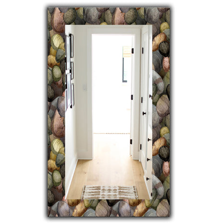 Sea and Shore Stones - Traditional Mirror - Vanity Mirror