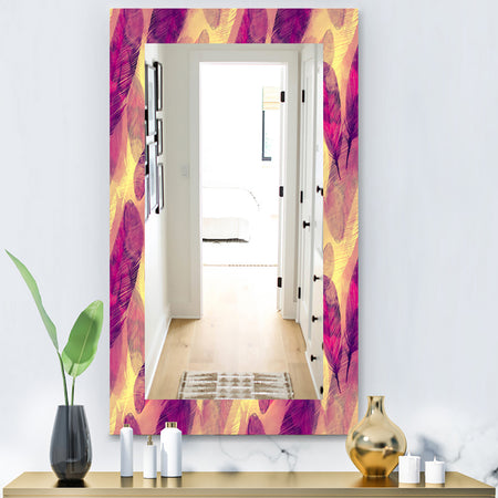 Feathers 3 - Modern Mirror - Frameless Vanity Mirror