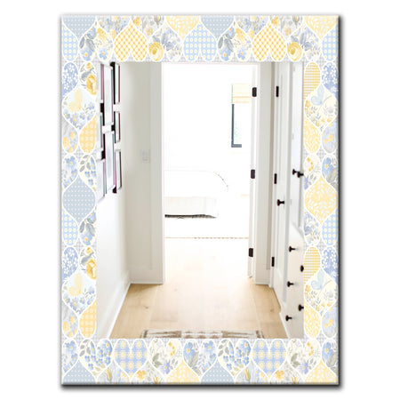 Floral Dew 7 - Farmhouse Mirror - Wall Mirror