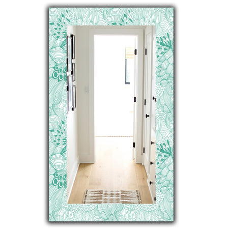Pattern Abstract With Colorful Ornament - Modern Mirror - Vanity Mirror