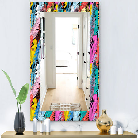 Feathers 7 - Modern Mirror - Wall Mirror