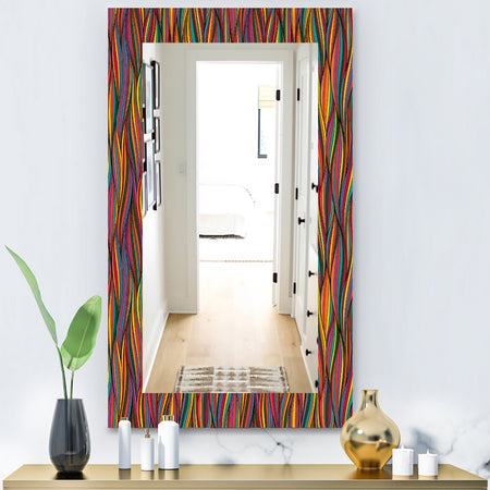 Gorgeous Wave - Bohemian and Eclectic Mirror - Modern Wall Mirror