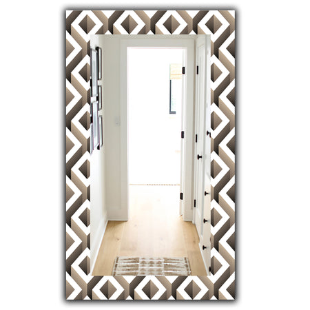 Scandinavian 8 - Mid-Century Mirror - Wall Mirror