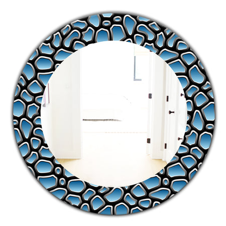 Scandinavian 9 - Modern Mirror - Frameless Oval or Round Wall Mirror