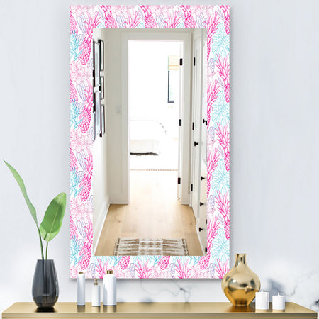 Tropical Mood Pineapple 2 - Modern Mirror - Vanity Mirror