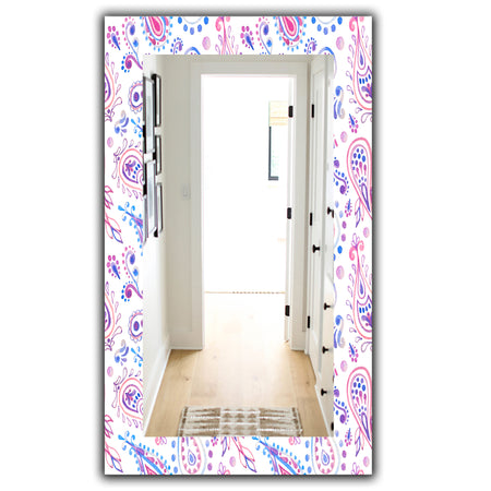 Paisley 3 - Bohemian and Eclectic Mirror - Modern Wall Mirror