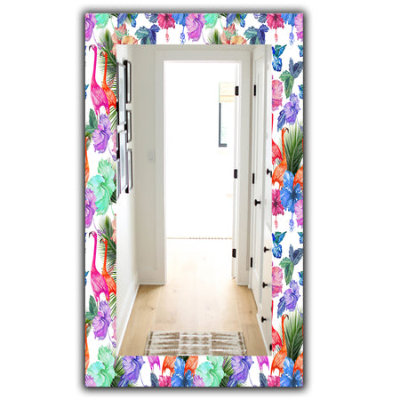 Flamingo 2 - Bohemian and Eclectic Mirror - Vanity Mirror