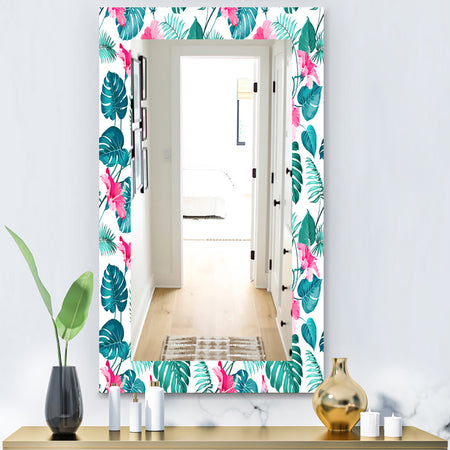 Tropical Mood Foliage 20 - Bohemian and Eclectic Mirror - Vanity Mirror