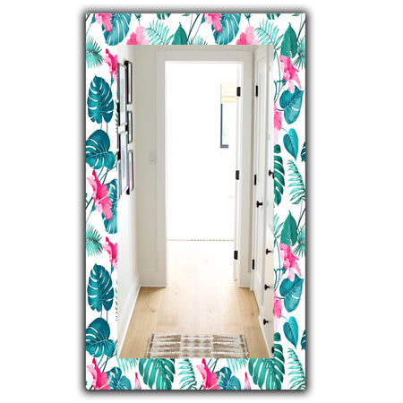 Tropical Mood Foliage 20 - Bohemian and Eclectic Mirror - Vanity Mirror