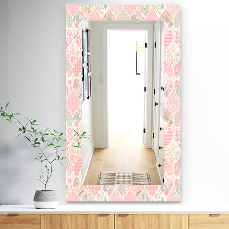 Pink Blossom 23 - Traditional Mirror - Wall Mirror