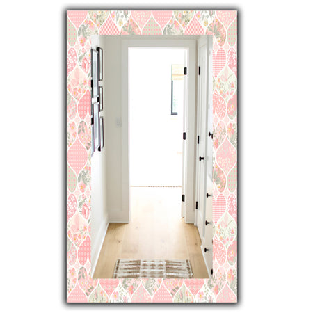 Pink Blossom 23 - Traditional Mirror - Wall Mirror