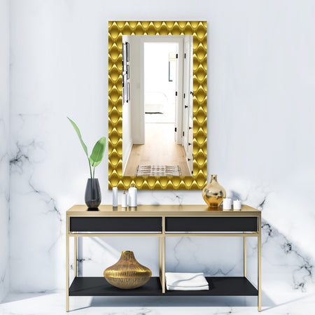Yellow Moods 20 - Glam Wall Mirror - Vanity Mirror