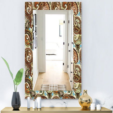 Paisley 13 - Bohemian and Eclectic Mirror - Modern Wall Mirror