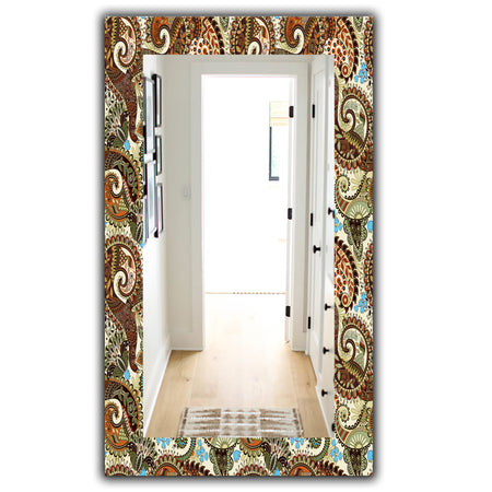 Paisley 13 - Bohemian and Eclectic Mirror - Modern Wall Mirror