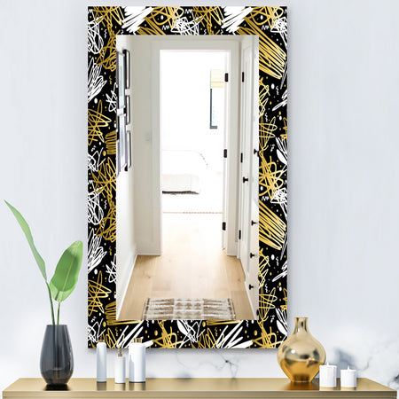 Obsidian Impressions 5 - Modern Mirror - Wall Mirror