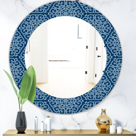 Porch & Den 'Vintage Pattern - Modern Mirror