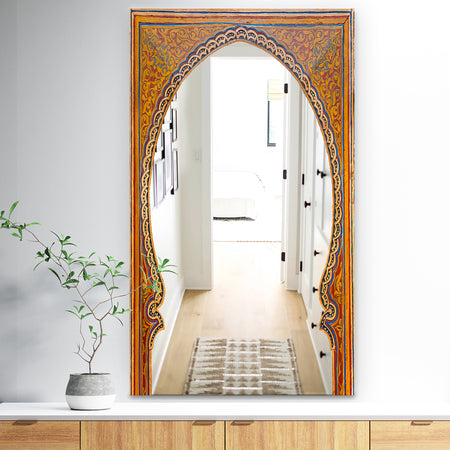 Ancient Door Morroco - Traditional Mirror - Large Wall Mirror