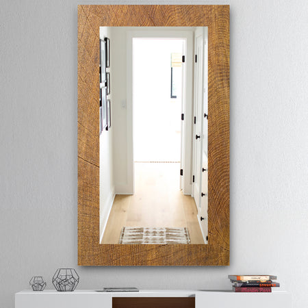 Wood II - Mid-Century Mirror - Wall Mirror