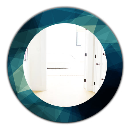 Porch & Den 'Shades Of Blue - Modern Mirror