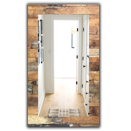 Wood IV - Modern Mirror - Wall Mirror