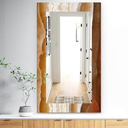 Marbled Geode 3 - Traditional Mirror - Wall Mirror