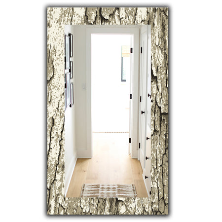 Vintage Tree Bark - Bohemian and Eclectic Mirror - Vanity Mirror