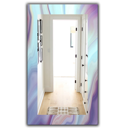 Marbled Geode 5 - Modern Mirror - Vanity Mirror