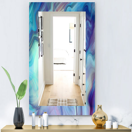 Marbled Geode 8 - Modern Mirror - Vanity Mirror