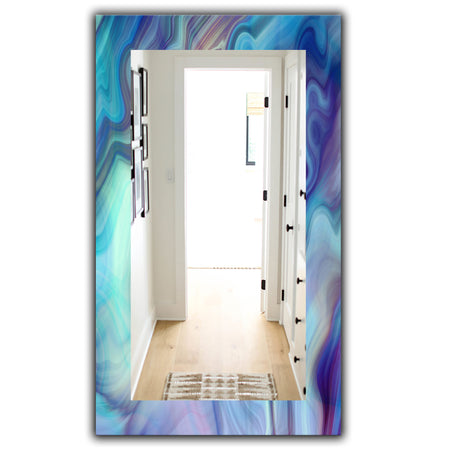 Marbled Geode 8 - Modern Mirror - Vanity Mirror