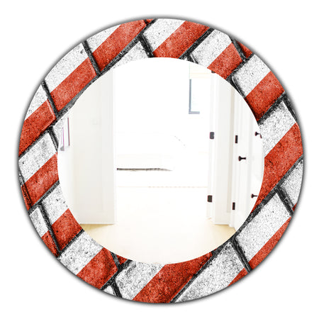 Streetwalk - Modern Mirror - Oval or Round Wall Mirror