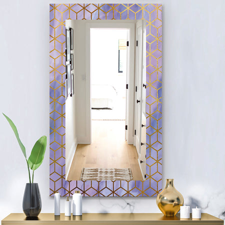 Capital Gold Honeycomb 5 - Modern Mirror - Wall Mirror