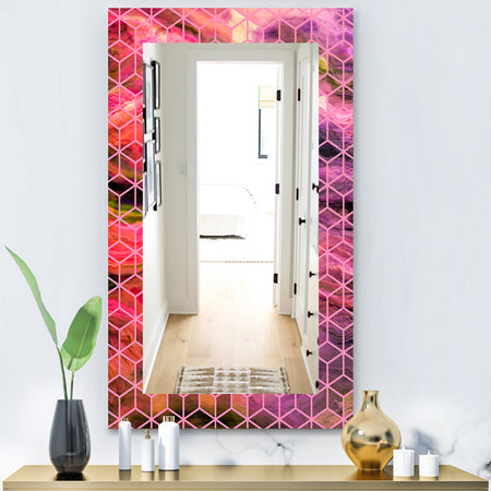Capital Gold Honeycomb 7 - Modern Mirror - Frameless Wall Mirror