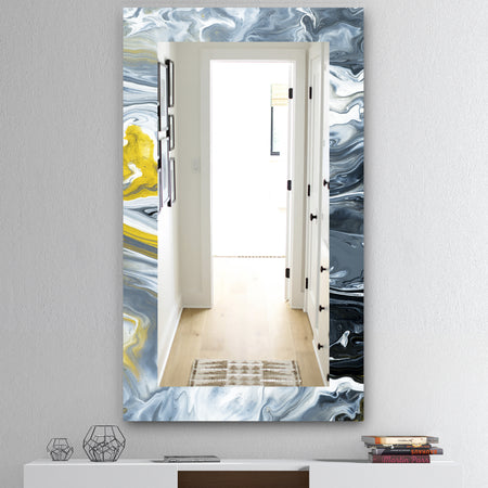 Marbled Geode 12 - Mid-Century Mirror - Vanity Mirror
