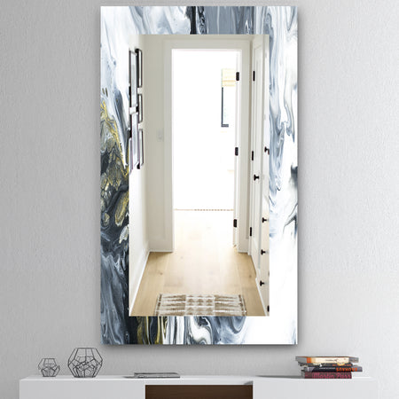 Porch & Den 'Marbled Geode 13 - Mirror