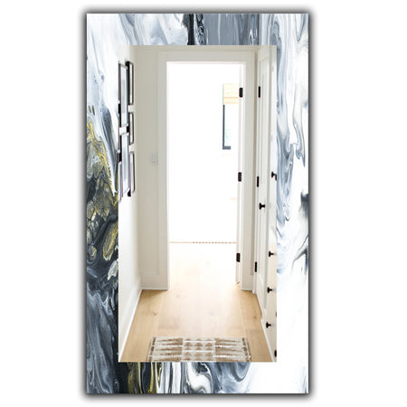 Porch & Den 'Marbled Geode 13 - Mirror