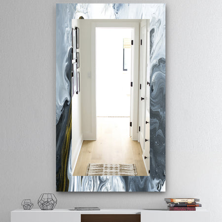 Marbled Geode 14 - Mid-Century Mirror - Vanity Mirror