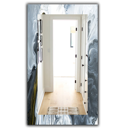 Marbled Geode 14 - Mid-Century Mirror - Vanity Mirror