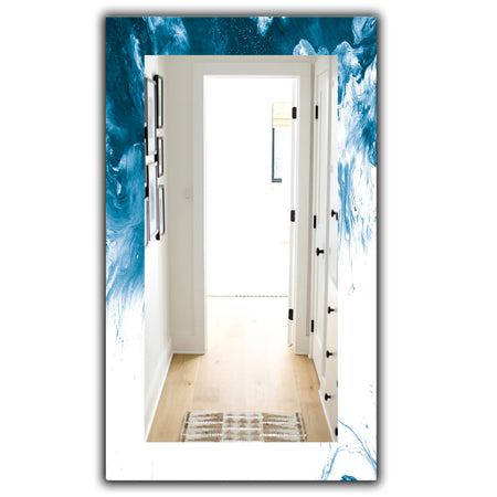 Marbled Geode 16 - Mid-Century Mirror - Vanity Mirror