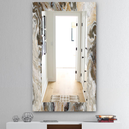 Onyx Detail Composition - Mid-Century Mirror - Wall Mirror