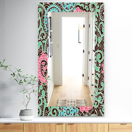 Pink Blossom 26 - Traditional Mirror - Wall Mirror