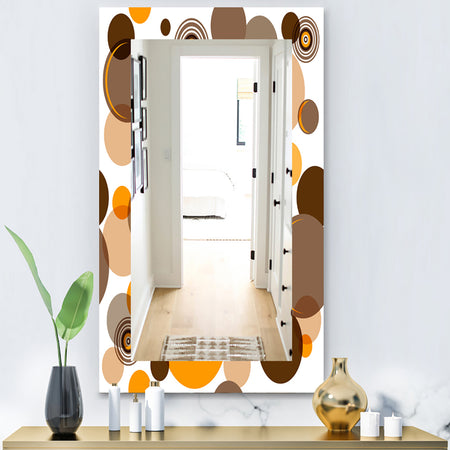 Circular Dance 10 - Bohemian & Eclectic Mirror - Modern Wall Mirror